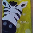 Acryl kidz Zebra head 