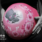 Buik + Bellypaint Buikschildering laten maken via www.schmink-ie.nl