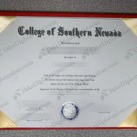  fake College of Southern Nevada diploma 