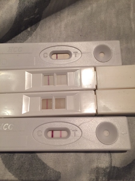 oplopende testen laatste op 13dpo maart 2015 