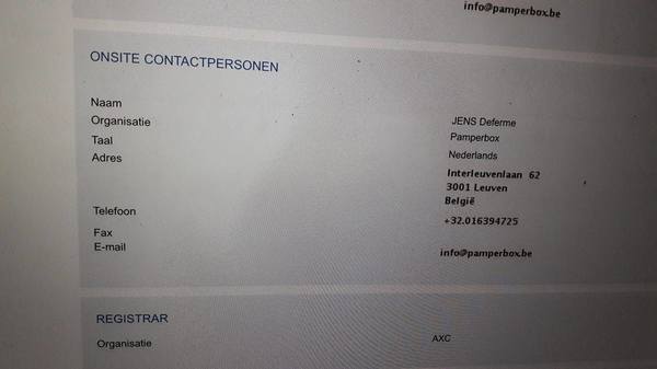 gegevens voila