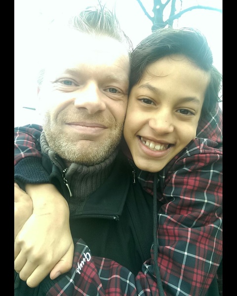  Mijn huidige vriend en mijn zoon. Wat heerlijk dat ze goed met elkaar op kunnen schieten! Zo trots op deze mannen. 