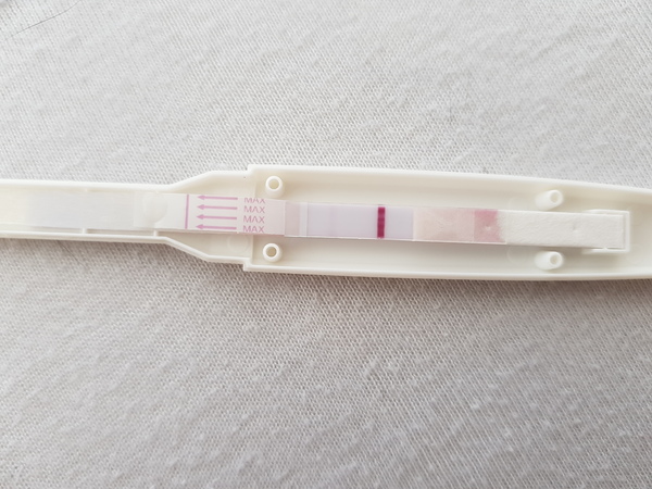 Zwtest 6'08 11 dpo 3 dagen voor nod. 