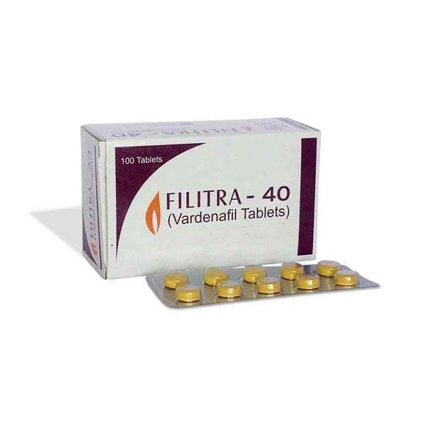  Filitra 40 Mg contains Vardenafil, a potent PDE5 inhibitor that helps manage erectile dysfunction. PDE5 inhibitors work by increasing blood flow to the penis, facilitating the achievement and maintenance of an erection. By addressing the physical symptoms of ED, Filitra 40 Mg can significantly impact a man's psychological well-being. When Filitra 40 Mg effectively alleviates the symptoms of ED, it can restore confidence and improve self-esteem. Men who experience successful treatment often find that their anxiety decreases and their sense of self-worth improves. This can lead to a more satisfying and fulfilling sexual experience, which positively influences their overall mental health.