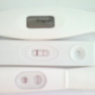 Bewijs van de zwangerschap :) Niet zo duidelijke foto, maar ben er toch zo trots op!