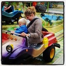  Samen met mijn kleine man op de kermis