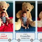 Trein Lukas 4 maand Onze kleine man is alweer 4 maand!