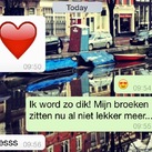 Liefste vriend ever Ik moest even klagen over hoe dik ik werd, gelukkig vindt B. dit alleen maar leuk.