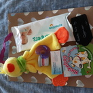 Cadeau opa en oma Het eerste hulp bij oppassen pakket gemaakt voor de nieuwe opa's en oma's 