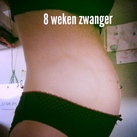 8 weken zwanger 