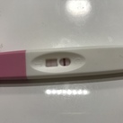  Wat denken jullie ? Ben 3 dagen overtijd en heb vanmorgend een zwangerschapstest gedaan.