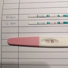 12 dpo <3 Het streepje wordt steeds duidelijker
