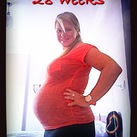 28 weeks!! 28 weken zwanger en mama & papa worden echt ongeduldig om deze kleine meid in levende lijven te zien!!