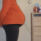 37 weken hier ben ik 37 weken zwanger van de 5e