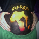 Bellypaint africa Gemaakt door mezelf,op mezelf