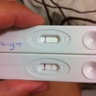 Yesssss! Eerste testje is van 4 september, 3 dagen voor nod. Tweede testje van 7 september, nod:)